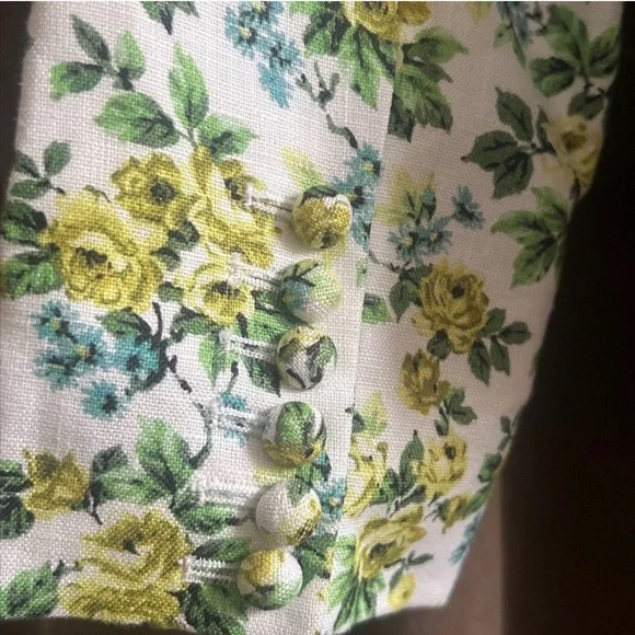 Zimmermann Floral Tailored Blazer AU 1 (US 4) Structured Spring Jacket - Picture 8 of 11